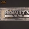 Monogramme Renault 20 Turbo-D
