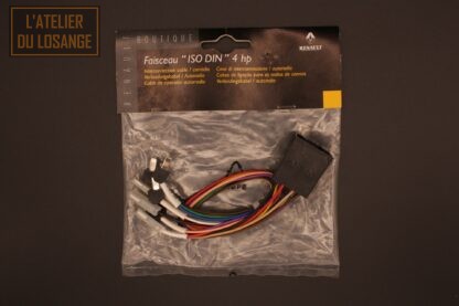 Faisceau d'autoradio ISO DIN 4 haut-parleurs