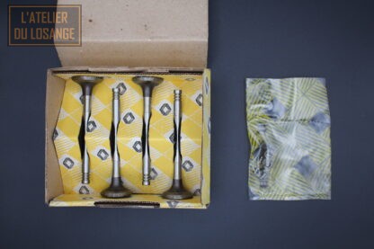 Boîte de 4 soupapes d'échappement avec les demi coquilles