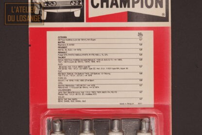 Blister de 4 bougies 1 électrode Champion N7Y – Image 2