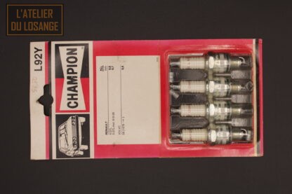 Blister de 4 bougies 1 électrode Champion L92Y