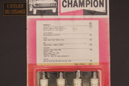 Blister de 4 bougies 1 électrode Champion N12Y – Image 4
