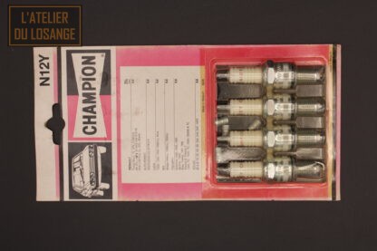 Blister de 4 bougies 1 électrode Champion N12Y