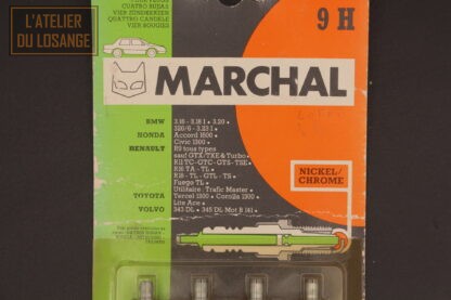 Blister de 4 bougies 1 électrode Marchal 9H – Image 4