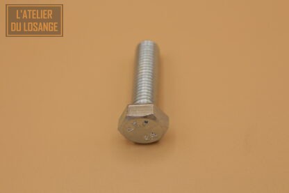 Vis TH électrozinguée M7x25 filetage total – Image 2