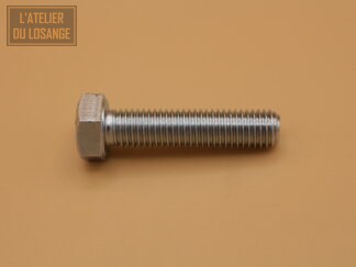 Vis TH électrozinguée M7x30 filetage total