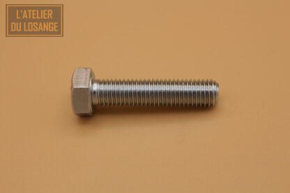 Vis TH électrozinguée M7x30 filetage total