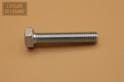 Vis TH électrozinguée M7x35 filetage total