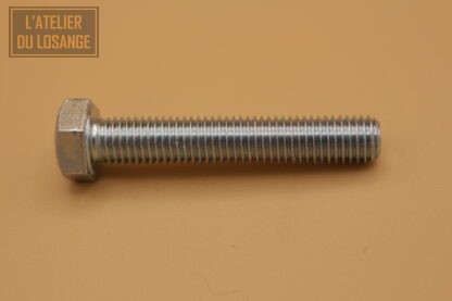 Vis TH électrozinguée M7x40 filetage total