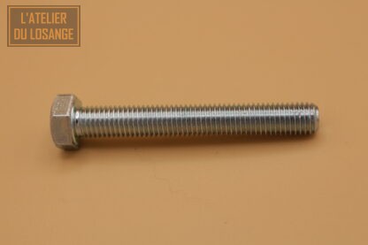 Vis TH électrozinguée M7x50 filetage total