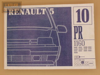 Occasion : PR1160 édition 10
