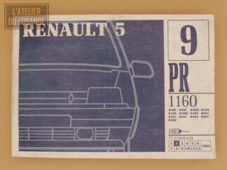 Occasion : PR1160 édition 9