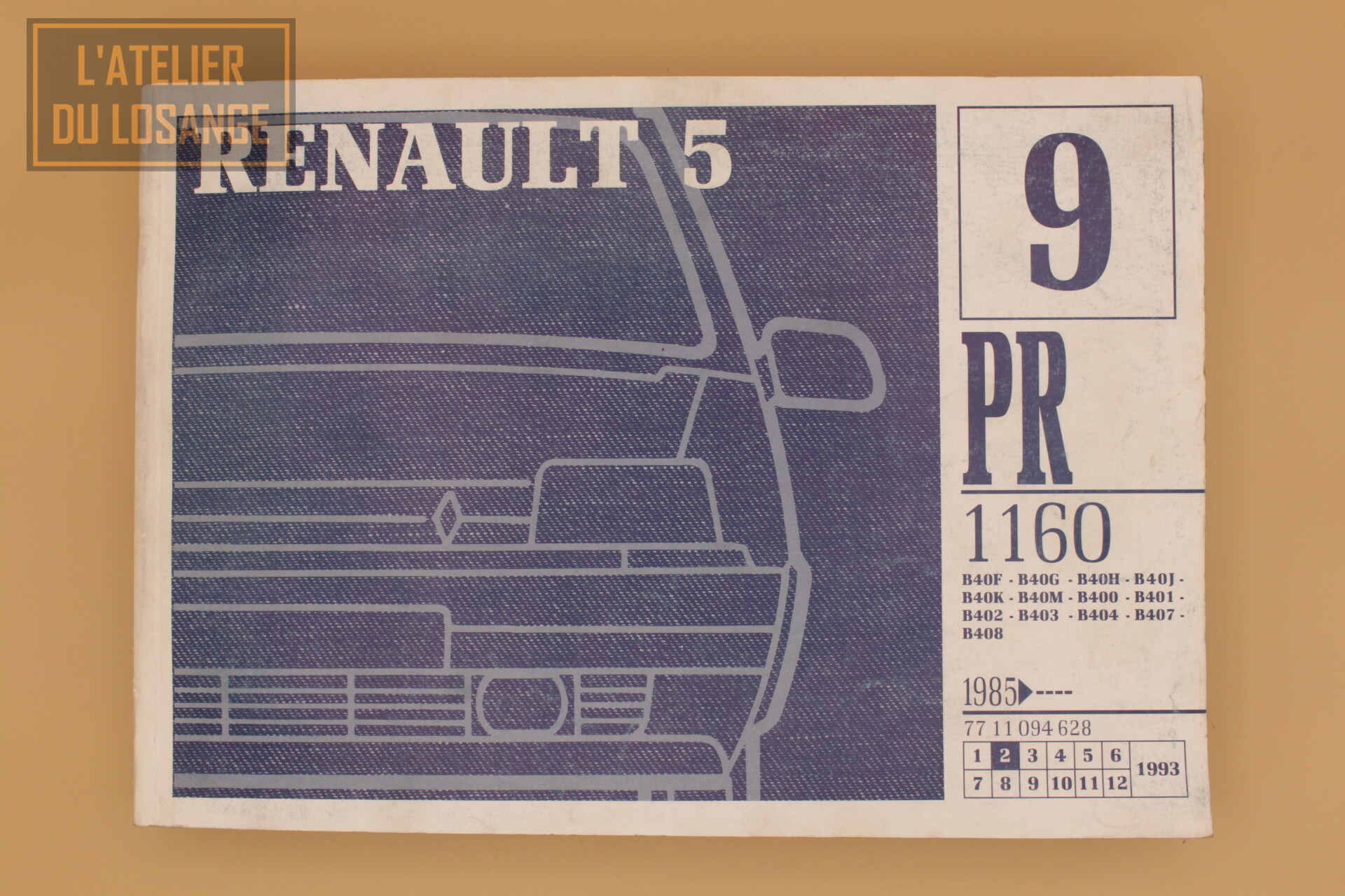 Occasion : PR1160 édition 9